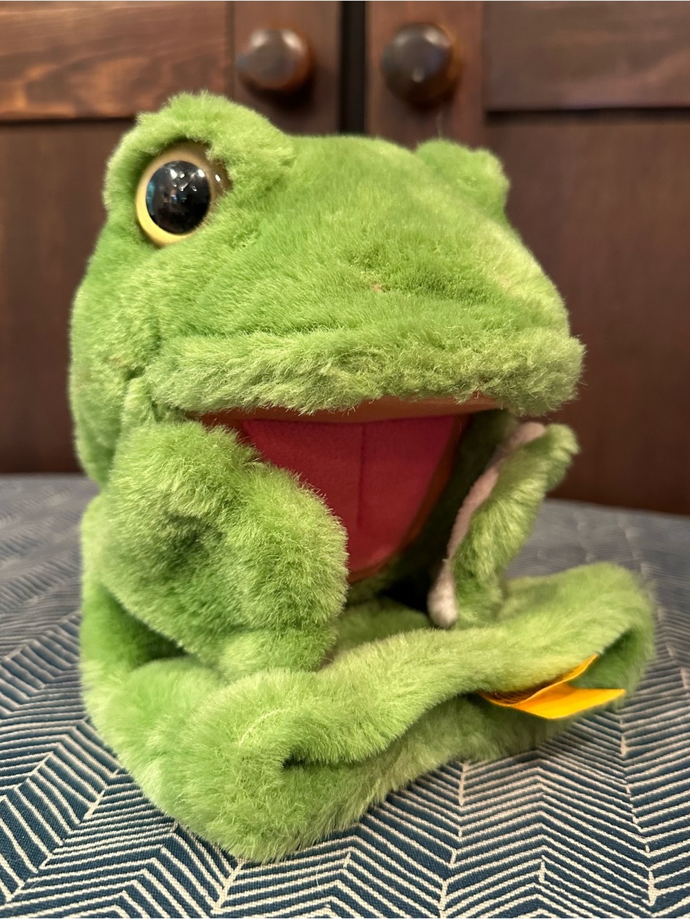 Frog puppet • super cute and soft • 24K Polar Puff